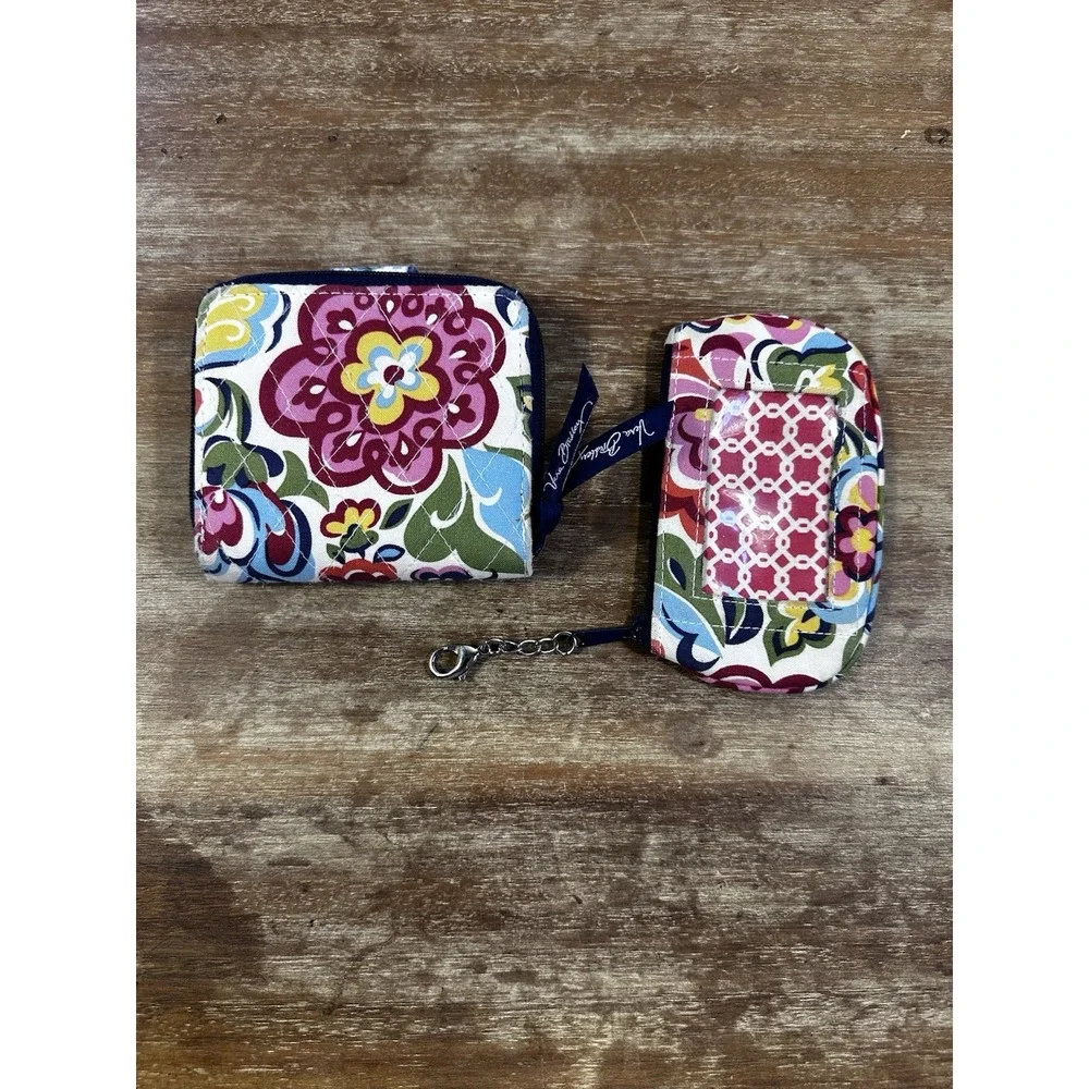 Vera Bradley Hope Garden Pattern Wallet & Coin Purse